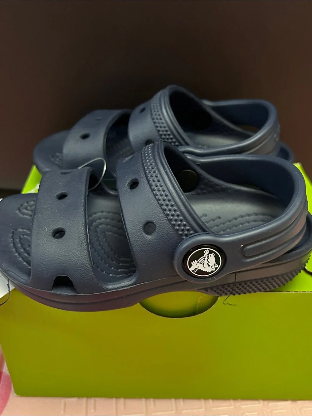 Crocs Classic Crocs Sandal Toddler Navy Blue C7 BRAND NEW